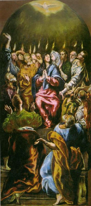 El Greco descent of the holy ghost China oil painting art